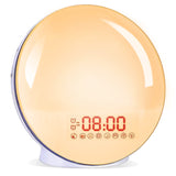 1 x RAW Customer Returns Cadrim Daylight Alarm Clock Wake Up Light Light Alarm Clock Radio Alarm Clock Sunrise Sunset with Dual Alarm Clock, 7 Natural Sounds FM Radio Snooze Function for Adults Children - RRP €29.75