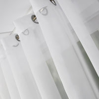 3 x Brand New Flying decorative curtains with eyelets Delicate sheer curtains for bedroom, children s room, living room, kitchen Beautiful room decoration made of voile tulle fabric 1 piece 120 x 400 cm white 110 cm x 400 cm , PTY-1 - RRP €61.2