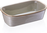 1 x RAW Customer Returns Baking dish, vancasso PRESTI bread baking dish made of stoneware, 1-piece rectangular lasagne dish oven dish for bread, lasagne, pizza cake - RRP €18.99