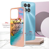 1 x Brand New HAOYE Case for Honor X8 4G, Ultra Thin Elegant Pattern Matte Soft Silicone Mobile Phone Case Slim TPU Bumper Mobile Phone Case Flexible Protective Soft Rubber Back Cover, Butterfly Dream - RRP €12.0