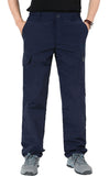 1 x RAW Customer Returns Aotoyou Men s Cargo Pants Waterproof Hiking Pants Quick Drying Functional Pants Elastic Waist with 6 Pockets, Navy Blue XXL - RRP €40.33