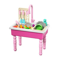 2 x Brand New Kids Play Sink Kitchen Toys, Kitchen Play Food Toys for Girls Play Sink with Running Water for Toddlers Kids Boys Girls 3 4 5 6 Years Old - RRP €85.98