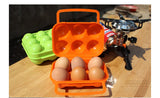 2 x Brand New CMLLING 3pcs Portale Egg Storage Box Outdoor Picnic Foldable Egg Box Holder - RRP €40.8