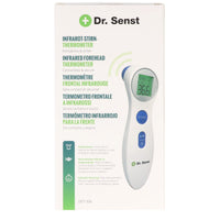 1 x RAW Customer Returns Dr. Senst Digital Thermometer Highly precise temperature measurement Infrared non-contact thermometer for quick hygienic measurement Temperature measuring device for objects and body temperature - RRP €19.21