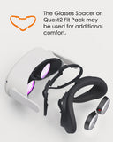 1 x RAW Customer Returns Lens insert Compatible with Oculus Quest 2, Stouchi VR glasses Compatible with Meta Quest 2, one-piece design, crystal clear 1 lens, SP.H -1.50  - RRP €30.24