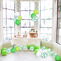 8 x Brand New Green White Balloons - RRP €81.68