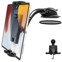 1 x RAW Customer Returns woleyi Tablet Holder Car Suction Cup, Dashboard Windshield Ventilation Car Tablet Holder Front, Universal Car Holder for iPad Pro Air Mini, Galaxy Tab, 4-12.9 Cell Phones Tablets - RRP €39.99