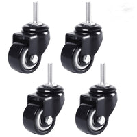 1 x RAW Customer Returns Furniture castors, M10 swivel castors for furniture heavy-duty castors double ball bearing swivel heads, 4 pieces quiet heavy-duty castors for pallet furniture - RRP €18.14