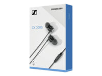 1 x RAW Customer Returns Sennheiser CX 300S In-Ear Headphones with Universal Smart Remote Black - RRP €29.26