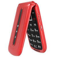 1 x RAW Customer Returns USHINING Mobile Phone for Seniors, Mobile Phone with Big Keys SOS Button 2.4 Inch Screen Quick Call 1000mAh Battery, Easy to Use for Elderly Red  - RRP €34.99