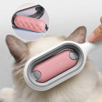 1 x Brand New Pet Hair Removal Comb Pink Dog Brush Hair Remover Pet Knots Magic Cleaning Comb for Dogs and Cats for Long and Short Haired Dogs and Cats Pink  - RRP €15.6