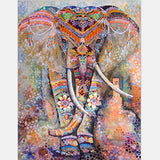 1 x RAW Customer Returns Goldbeing Elephant Tapestry with Bohemian Style, Indian Hippie Wall Hanging Wall Cloth Table Curtain Wall Decor Table Couch Cover Picnic Blanket Beach Vertical Throw 153 x 203cm, Style 3  - RRP €23.09