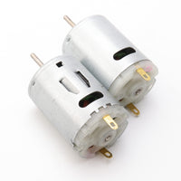 1 x RAW Customer Returns Unxuey 2pcs 385 DC 6V-24V Micro Strong Magnetic Carbon Brush DC Motor for DIY Toys - RRP €9.35