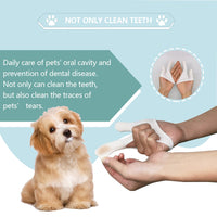 33 x Brand New Dog Toothbrush Finger Cots Reusable 6 Pieces, Dental Care Dog Finger Cot, Finger Toothbrush for Dogs, Pet Toothbrush Made of Knitted Fabric for Dog - RRP €215.82