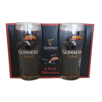 2 x RAW Customer Returns Guinness Toucan Pint Glasses, 2 Pack - RRP €42.5