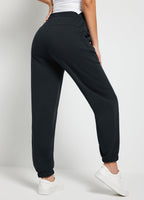 1 x RAW Customer Returns BALEAF Women s Sweatpants Cotton Baggy Fleece Lined Thermal Jogging Bottoms Warm with Pockets Black S - RRP €42.35