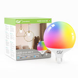 1 x RAW Customer Returns GY Alexa Light Bulb Smart Lamp E27 G120 18W 1800lm, Alexa Accessories WiFi Bulb Compatible with Google Home 2.4 GHz, RGB Dimmable Warm White-Cold White and Multicolored Bulb, 1 piece - RRP €27.76