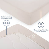 1 x RAW Customer Returns Blumtal Premium fitted sheet 180x200cm jersey box spring beds - Oeko-TEX certified bed sheet 180x200 - fitted sheet 180x200cm 100 cotton - bed sheet 180x200 cotton in ivory - RRP €29.23