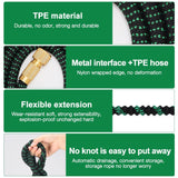 1 x RAW Customer Returns Gobesty Flexible Garden Hose 30M, Flexible Water Hose, Stretchable Water Hose with 10 Function Nozzle Shower, Lightweight and Kink-Free Flexible Hose, Garden Hoses with Triple Latex Core Green  - RRP €33.26