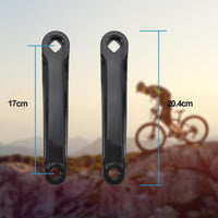 2 x RAW Customer Returns Swgaunc Bicycle Crank Arm Crank Arm Square Bore 170mm Bicycle Mountain Bike Road Bike Alloy Square Horizontal Drive Motor - RRP €39.34