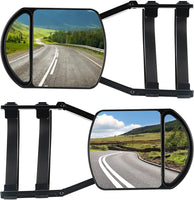 1 x Brand New TINMAGI 2PCS Car Trailer Mirror, Caravan Mirror, Easy to Mount Auxiliary Trailer Mirror, for Most Large Vehicle Mirrors - RRP €56.46