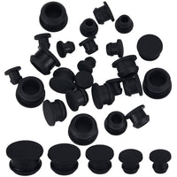 1 x RAW Customer Returns GORGECRAFT 30pcs 5 Sizes Black Silicone Caps for Salt and Pepper Shakers Salt Stopper 6 7 9 11 13mm Replacement Bottle Caps Reusable Round Caps for Bottles Pipes - RRP €19.2