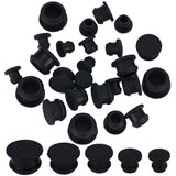 1 x RAW Customer Returns GORGECRAFT 30pcs 5 Sizes Black Silicone Caps for Salt and Pepper Shakers Salt Stopper 6 7 9 11 13mm Replacement Bottle Caps Reusable Round Caps for Bottles Pipes - RRP €19.2