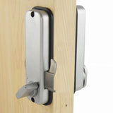 1 x RAW Customer Returns ShouSiFang Digital Sliding Door Lock with Simple Code, Keyless Silver  - RRP €59.0