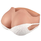 1 x RAW Customer Returns ICEVER Silicone False Breast Forms Gel Filled Strapless D Cup Realistic Breast Prostheses for Crossdresser Cosplay Transgender Mastectomy Size S - D Cup, Tanned Bronze  - RRP €131.09