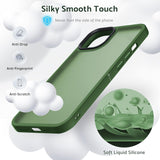 17 x Brand New Anqrp Zero Series for iPhone 12 Mini Case, Minimalist Translucent Matte Thin Protective Case, Military Shockproof Slim Phone Case for iPhone 12 Mini with Silicone 5.4 Inch, Dark Green - RRP €444.89