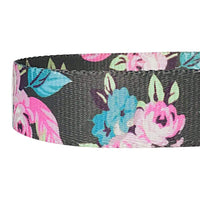 1 x Brand New Blueberry Pet 2.5 cm by 120 cm Length Rose Petal Print Dog Leash with Neoprene Padded Loop, Matching Collar and Harness Sold Separately - RRP €20.4