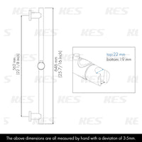 1 x RAW Customer Returns KES shower rod shower rod stainless steel SUS304 wall rod shower with shower head holder shower head rod shower holder brushed, F204-BS - RRP €40.33