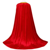 1 x RAW Customer Returns Alaiyaky King Costume for Adults Children, 3 Piece King Cloak Outfit with Crown King Scepter King Red Cape, Halloween Costume King Cape for Carnival Theme Party Christmas Children, L  - RRP €19.04