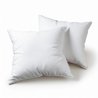 1 x RAW Customer Returns Flowen Pillows for Bed 65x65 2 Units Filled Hypoallergenic Anti-mite and Soft Square Cushion for Home with Breathable White Microfiber Outer Pillowcase Removable and Washable - RRP €22.52