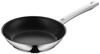 1 x RAW Customer Returns WMF frying pan 24 cm, stainless steel pan, Cromargan stainless steel coated, ovenproof - RRP €58.8