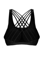 1 x Brand New SHEKINI Sports Bras Yoga Jogging Brassiere Padded Sports Underwear Elastic Brassiere Removable Pads - RRP €22.8