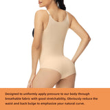 1 x RAW Customer Returns ATTLADY Shapewear Women s Body Shaper Tummy Control Bodysuit Figure Shaping Underpants Thong Adjustable Shoulder Strap - RRP €18.14