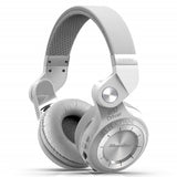 1 x RAW Customer Returns Bluedio Wireless Bluetooth Headphones, Foldable Over-Ear Headphones with Micro SD Card Slot FM Radio Support Amazon Web Services Microphone Wired for Cell Phones TV PC White  - RRP €43.38