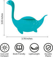 1 x RAW Customer Returns OTOTO Nessie Legend Bookmark - Turquoise Anime Bookmark - Unique Gift for Bookworms, Funny Bookmark for Women Men - Cute Manga Figures Plastic Bookmark Girls Boys - RRP €9.4