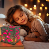 1 x RAW Customer Returns FOGARI square light - LED MCERS night light, USB rechargeable for bedside lamp, mine-craft lamp, children s room, living room, playroom - RRP €15.12