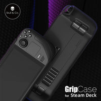 1 x RAW Customer Returns Skull Co. GripCase SD Bundle for Steam Deck OLED A Soft Protective Case with Textured Grips Full Protection and Stand, Shock-Absorption Non-Slip and Anti-Scratch Cover Design with Carrying Case  - RRP €33.26