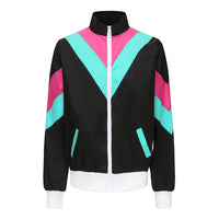 1 x RAW Customer Returns 80s Costume Tracksuit Pop Art for Retro Style Bad Taste Party Assi Suit Proll Suit Assi Years 80s 90s Outfit Clothing Accessories for Women Men Jogging Suit Pink G045XXL - RRP €40.33