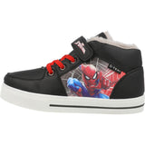 1 x Brand New Marvel Spiderman lined sneakers for boys from 2 to 8 years, winter shoes for children with Spider-Man motif 30 EU, waterproof and with velcro fastening, ideal for wet or cold days, black - RRP €34.27