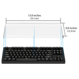 1 x RAW Customer Returns Geekria Tenkeyless TKL Keyboard Dust Cover, Clear Acrylic Keypads Cover for 80 Compact 87 Key Computer Mechanical Gaming Keyboard, Wireless Portable, Compatible with Logitech G PRO, G413 - RRP €22.4