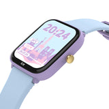 1 x RAW Customer Returns ICE-WATCH - Ice smart junior 2.0 Purple Soft Blue - Purple connected watch for children with blue silicone strap - 022801 1.75 inch  - RRP €58.51