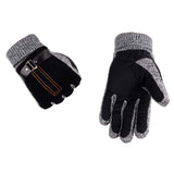 1 x RAW Customer Returns YULOONG Men s Gloves Winter Touchscreen Texting Driving Thick Suede Leather Gloves Fleece Lining Black - RRP €11.6