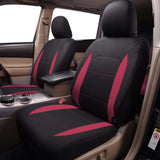 1 x RAW Customer Returns Flying Banner Car Seat Covers Universal Set with Airbag Full Range, Burgundy and Black  - RRP €33.26