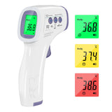 1 x RAW Customer Returns Fever Thermometer Contactless Infrared Forehead Thermometer for Baby Adults Children, Digital Thermometer Fever with Accurate Readings, Fever Alarm, LCD Display, 50 Memory Function - RRP €19.99