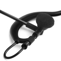 1 x RAW Customer Returns EJEAS Single Ear Headphones Earhook Headset Microphone Headset for Intercom, Referee Communication, for V6 V4 FBIM Q7 - RRP €21.99