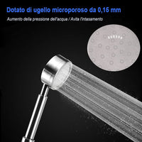 6 x RAW Customer Returns AOKKR High Pressure Shower Head, Water Saving, Stainless Steel Hand Shower Head, Easy to Install Compatible Bathroom Shower - RRP €82.56